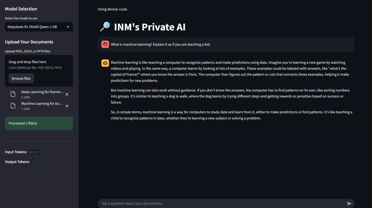 Building a Private AI: A Comprehensive Look at a Retrieval-Augmented Generation (RAG) Streamlit Project