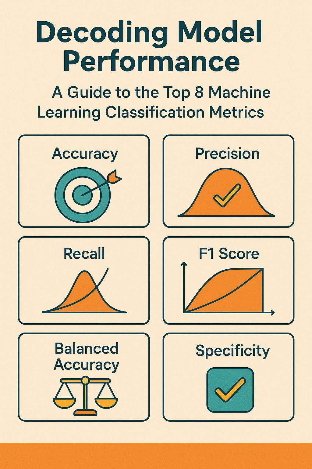 Decoding Model Performance: A Guide to the Top 8 Machine Learning Classification Metrics