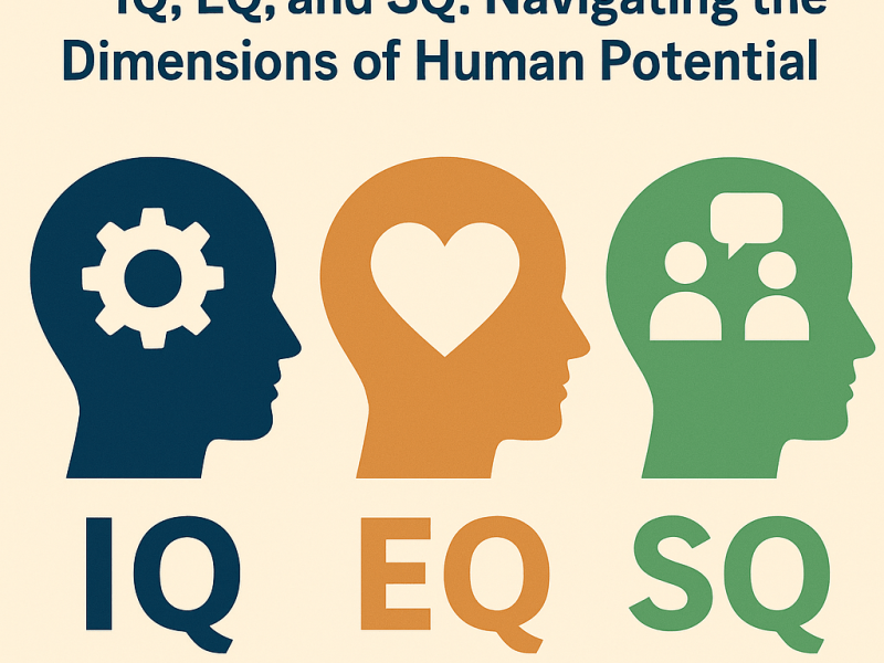A Comprehensive Exploration of IQ, EQ, and SQ: Navigating the Dimensions of Human&nbsp;Potential