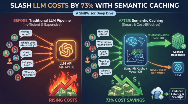 How Semantic Caching Can Slash Your LLM Costs by 73%: A Complete Implementation&nbsp;Guide