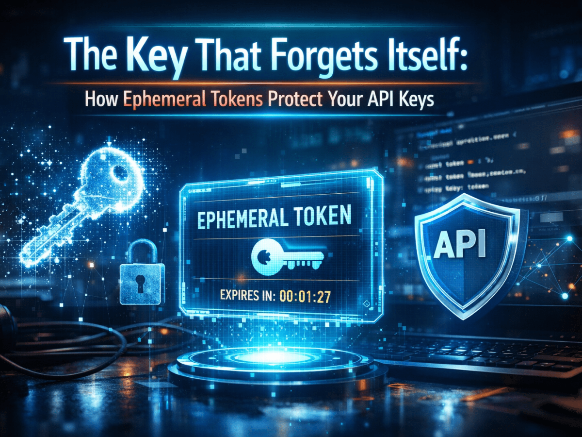 The Key That Forgets Itself: How Ephemeral Tokens Protect Your API&nbsp;Keys